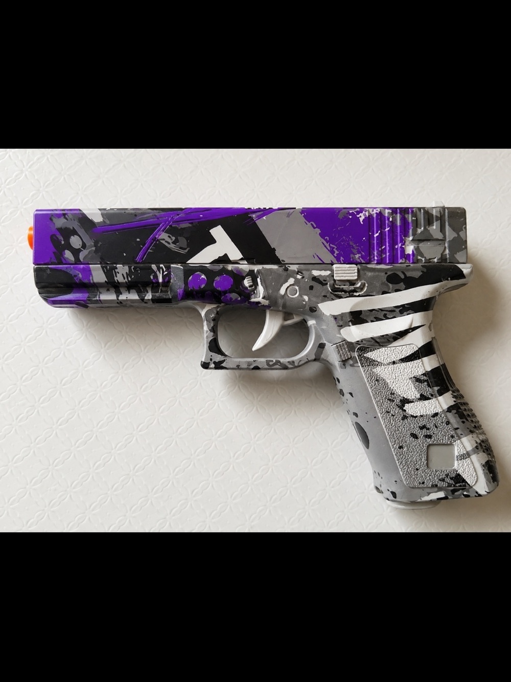 Large Size Manual Gel Ball Blaster Pistol Graffiti Toy Water Bead Shooter
